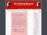 scfreiburg-museum.de Webseite Vorschau