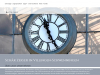 schaer-clockhands.com Webseite Vorschau