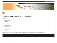 schaetzle-bus.de Webseite Vorschau