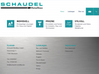 schaudel-metallbau.de Webseite Vorschau
