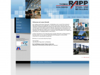 rapp-metallbau.de Webseite Vorschau