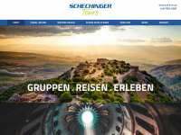 schechingertours.de Webseite Vorschau