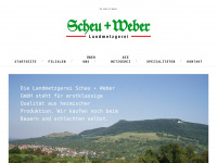 scheu-weber.de Webseite Vorschau