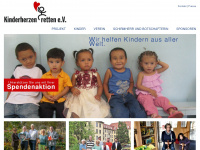 kinderherzen-retten.de Webseite Vorschau