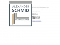 schmidalexander.de Webseite Vorschau