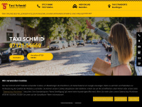 schmid-taxi.de Webseite Vorschau