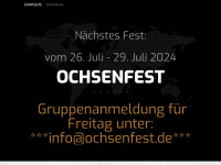 ochsenfest.de Webseite Vorschau