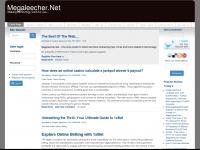megaleecher.net Webseite Vorschau