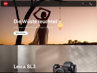 leica-camera.com Webseite Vorschau