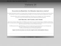 visitors24.de Webseite Vorschau
