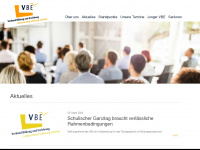 vbe-sh.de Webseite Vorschau