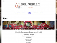 schneider-turmuhren.de Webseite Vorschau