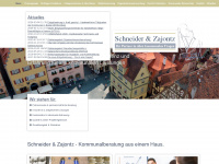 schneider-zajontz.de Webseite Vorschau