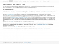 schöbel.com Webseite Vorschau