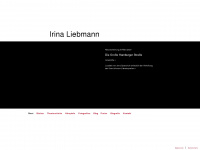 irina-liebmann.de Webseite Vorschau
