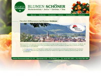 schoener-pflanzenmarkt.de Webseite Vorschau