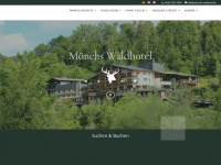 moenchs-waldhotel.de Webseite Vorschau