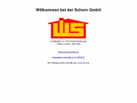 schorn-gmbh.de Webseite Vorschau