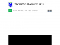 tsv-miedelsbach.de Webseite Vorschau