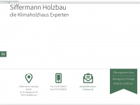 siffermann-holzbau.de Webseite Vorschau