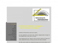 Schreinerei-kalmbacher.de