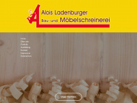 schreinerei-ladenburger.de Webseite Vorschau