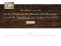 schreinerei-westholt.de Webseite Vorschau