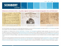 schubert-online.at Webseite Vorschau