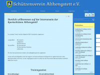 schuetzen-althengstett.de Webseite Vorschau