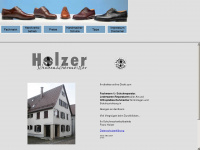 schuhmacher-holzer.de Webseite Vorschau