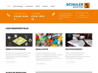 schuler-rohstoff.de Webseite Vorschau