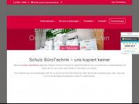 schulz-buerotechnik.de Webseite Vorschau