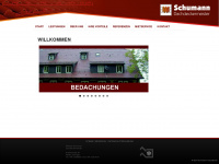 schumann-dachdecker.de Webseite Vorschau