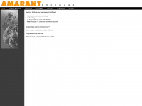 amarant-software.de Webseite Vorschau