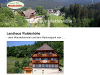landhaus-waldeshoehe.de Webseite Vorschau