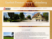 sonne-schoemberg.de Webseite Vorschau