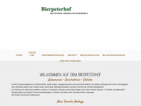 bierpeterhof.de Webseite Vorschau