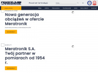 meratronik.pl Webseite Vorschau