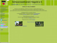 schwarzwaldverein-nagold.de Webseite Vorschau