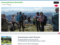 schwarzwaldverein-rheinfelden.de Webseite Vorschau