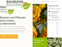 blumen-baumann.de Webseite Vorschau