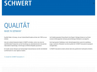 schwert.com Webseite Vorschau
