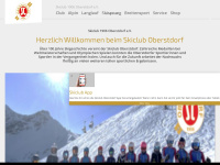 skiclub-oberstdorf.de Webseite Vorschau