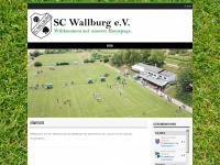 sc-wallburg.de Webseite Vorschau
