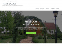 seeger-galabau.de Webseite Vorschau