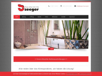 seeger-heizung.de Webseite Vorschau