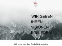 seib-natursteine.com Webseite Vorschau