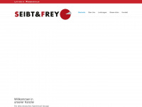 seibt-frey.de Webseite Vorschau