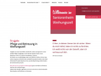 seniorenheim-weihungszell.de Webseite Vorschau