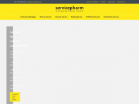 servicepharm.de Webseite Vorschau